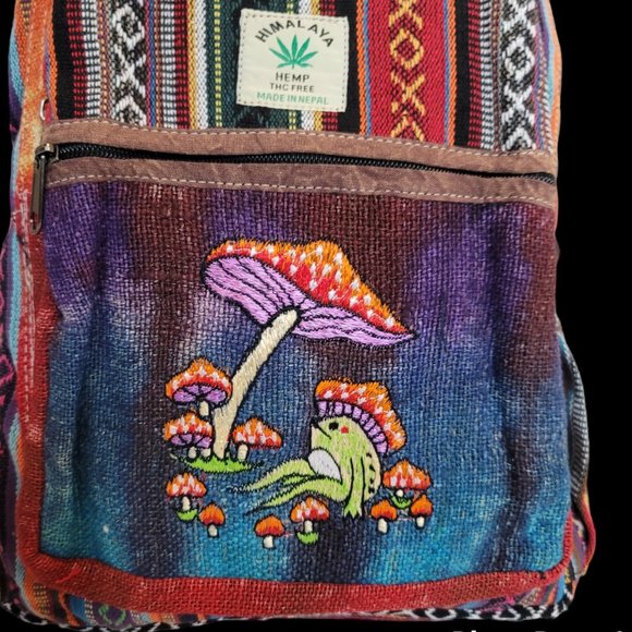 2025 Fabric Festival Bohemian Patchwork Backpack Multicolored main image 8
